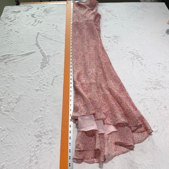 NWT Ann Taylor Silk Paisley Midi Dress Petite 8 Wedding Guest Romantic Feminine - Picture 7 of 10